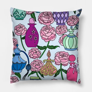 Perfume and Peonies Light Palette Pillow