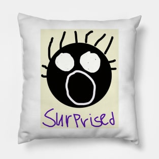 Surprised Baby Face Pillow