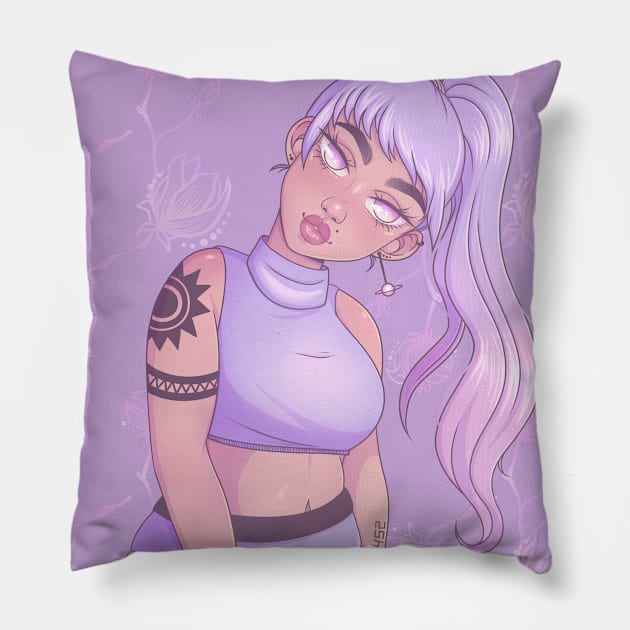 Lilac Pillow by PeppermintKamz