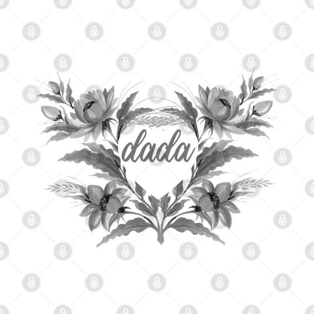 Forget Me Not Flower Dada Wreath by slawers