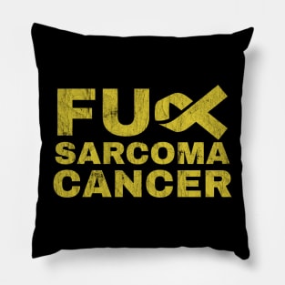 F*ck Sarcoma Cancer Pillow