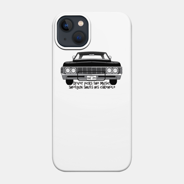 Driver Picks the Music... - Supernatural - Phone Case