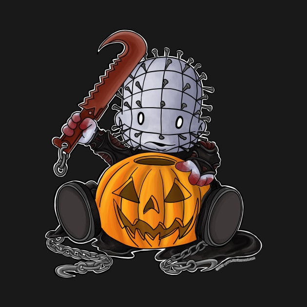 Pinhead Halloween Chibi Shirt by steviezee