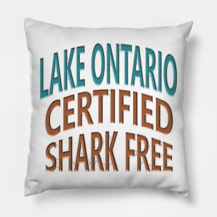 Lake Ontario - Certified Shark Free Pillow