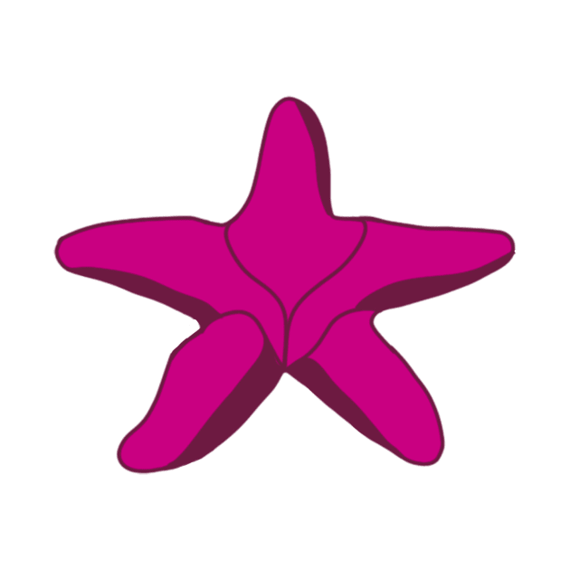 Pink Sea Star by SazaMasu