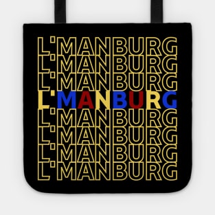 Lmanburg Repeated pattern Tote