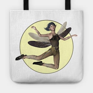 Flying fairy faerie elf dragonfly wings Tote