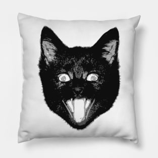 Black Cat Pillow