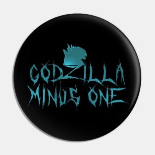 godzilla // blue glow Pin