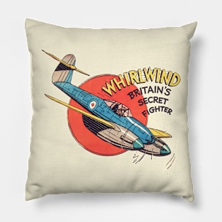 The Westland Whirlwind - WW2 Fighter Pillow