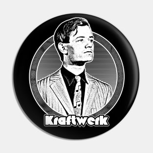 Kraftwerk //// Retro Style Fan Art Design Pin