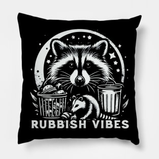 Rubbish Vibes Possum Raccoon Pillow