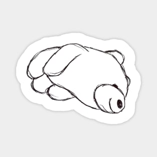 Resting Smiley Bear Magnet