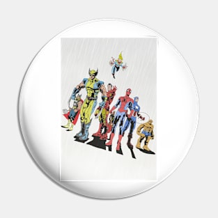 Marvelous Heroes Pin