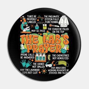 The Lab Prayer Lab Week 2025 Medical Laboratory Scientist Pin