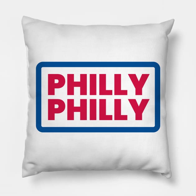 Philly Philly Design Pillow by Brobocop