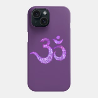 Violet sacred OM Phone Case