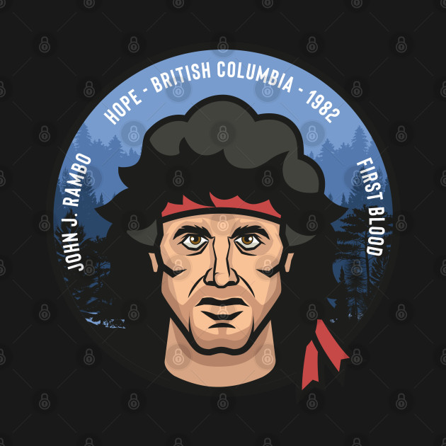 Discover First blood badge - John J. Rambo - Rambo First Blood - T-Shirt