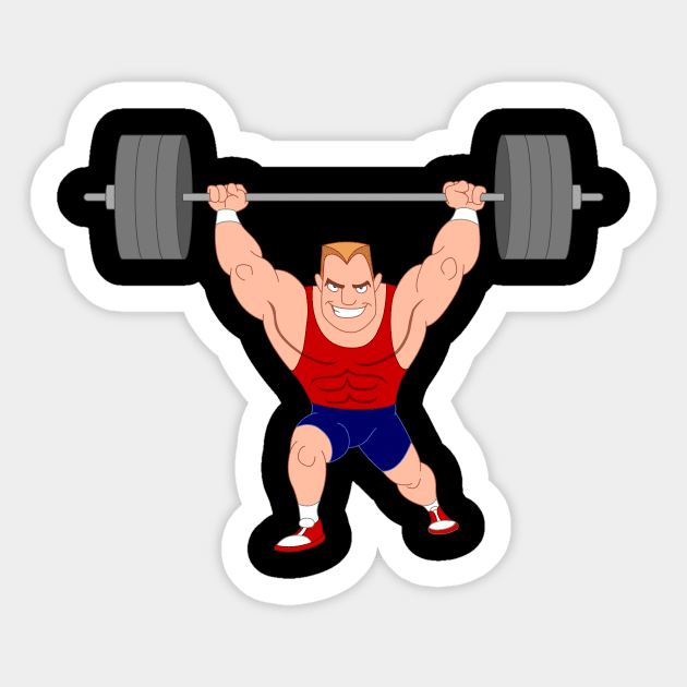 Weightlifter Gift Custom Portrait as Cartoon Character / Lifter Gifts / Weightlifting  Gift / Weight Lifting Gift Powerlifter Powerlifting 