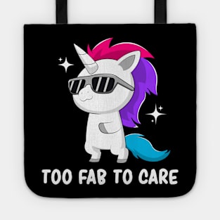 Androgynous Pride Flag Lgbtqia Cute Kawaii Unicorn Tote