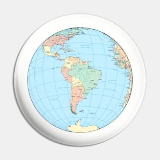 WORLD GLOBE Pin