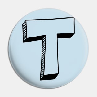 Black "T" Pin