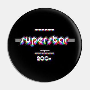 Superstar 2000 ColorGroove Retro-Rainbow-Tube (wf) Pin