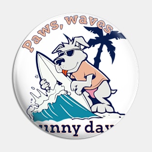 Dog surf 96011 Pin