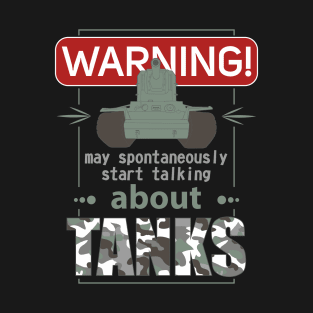 WARNUNG may spontaneously start talking about tanks - KV-2 T-Shirt