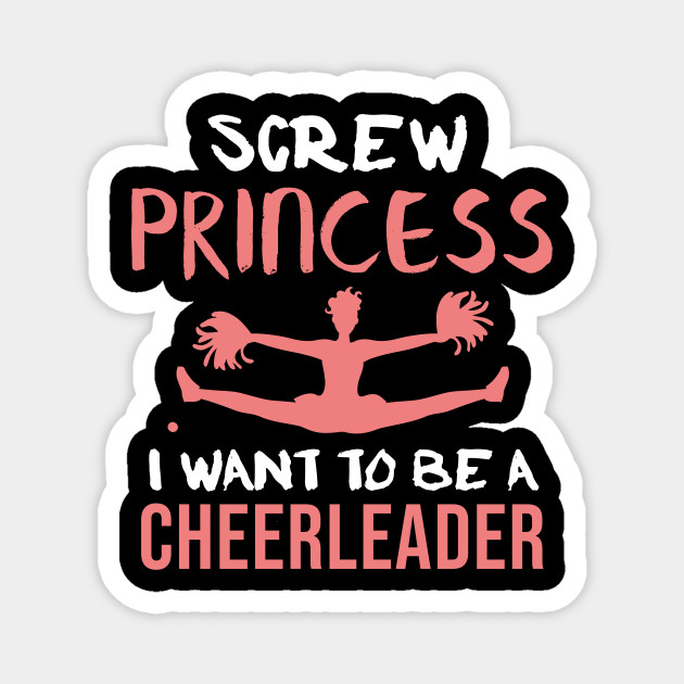 I Want To Be A Cheerleader Gift Ideas Cheer Gifts Cheerleading Gift Magnet Teepublic