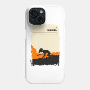 Chupacabra Cryptid Cryptozoology Poster Phone Case