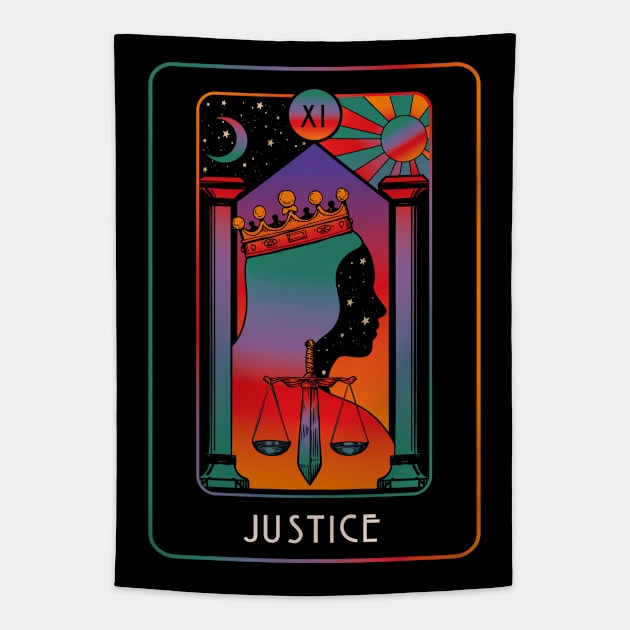 Justice Tapestry by Inktally