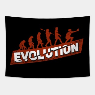 Baseball Softball Catcher Evolution Tapestry