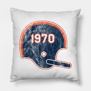 Denver Broncos Year Founded Vintage Helmet Pillow