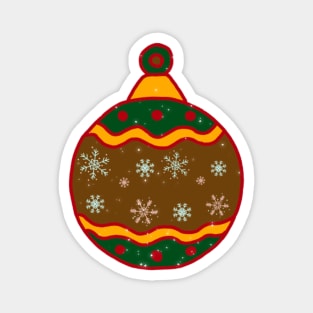 Christmas Tree Ornament Magnet