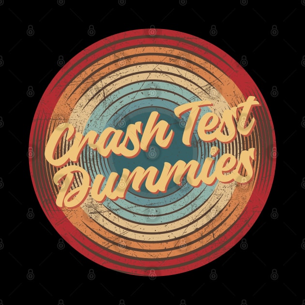 crash test dummies vintage circle by musiconspiracy