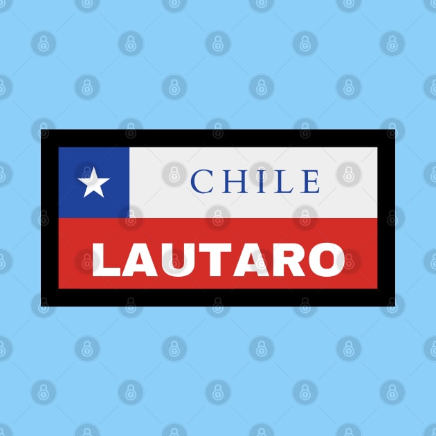Lautaro City in Chilean Flag by aybe7elf
