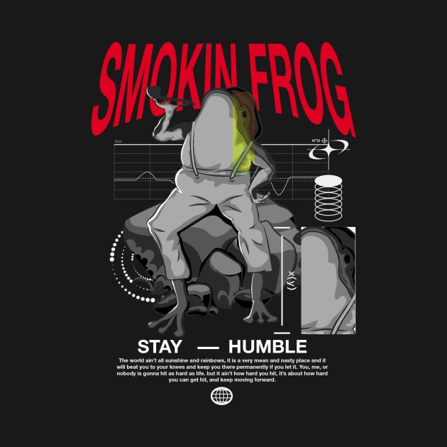 Brutalism Smokin Frog by IXXA