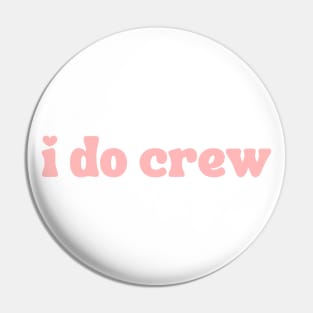 i do crew in Peach- Part of a Matching Set Pin