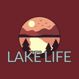 Lake Life Summer Camping Trip Lake Gift T-Shirt