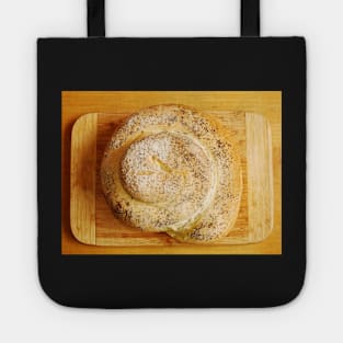 White Swirl Bread Loaf Tote