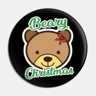 Beary Christmas Pin