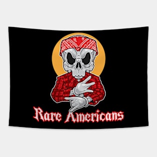 Skull Gangsta Rare Americans Tapestry