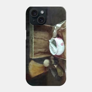 Shaving Mug and Shaving Brushes Phone Case