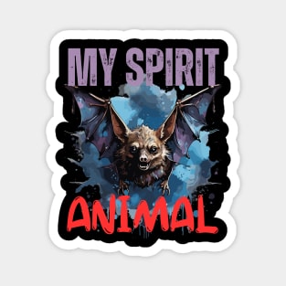 Bat Spirit Animal Magnet