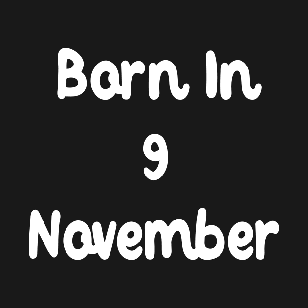 Born In 9 November by Fandie