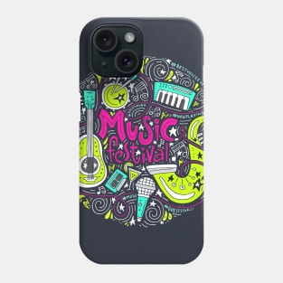 music festival Phone Case