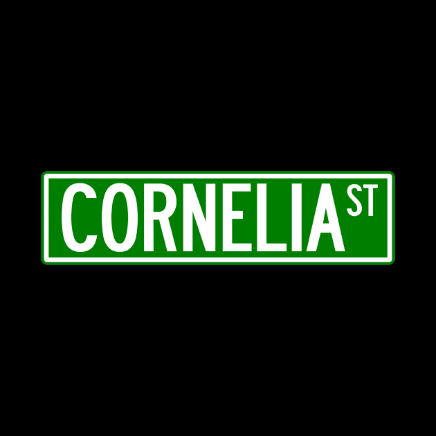 Cornelia St. sign by The Dude ATX