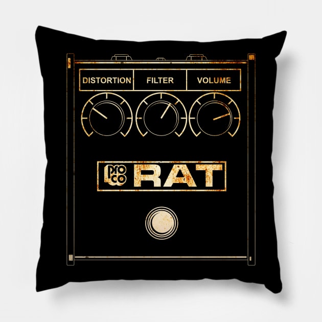 Dirty RAT Pillow by dcescott