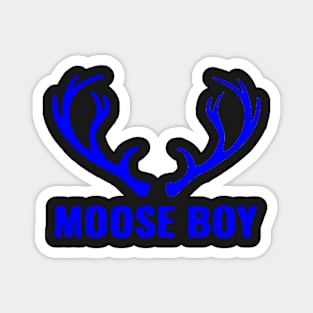 MOOSE BOY BLUE/BLACK Magnet